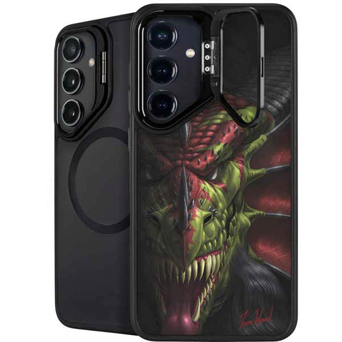 Lair of Shadows Dragon by Tom Wood Galaxy S24 FE Kickstand Case